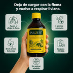 Pulzen - un jarabe natural para la tos y para ayudar a respirar mejor, hecho a base de plantas.